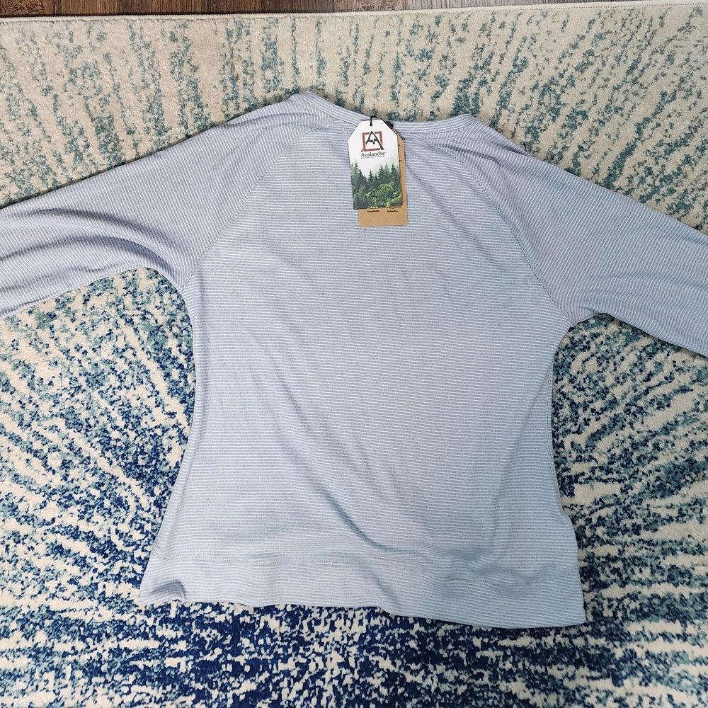 Avalanche Blue Striped Shirt